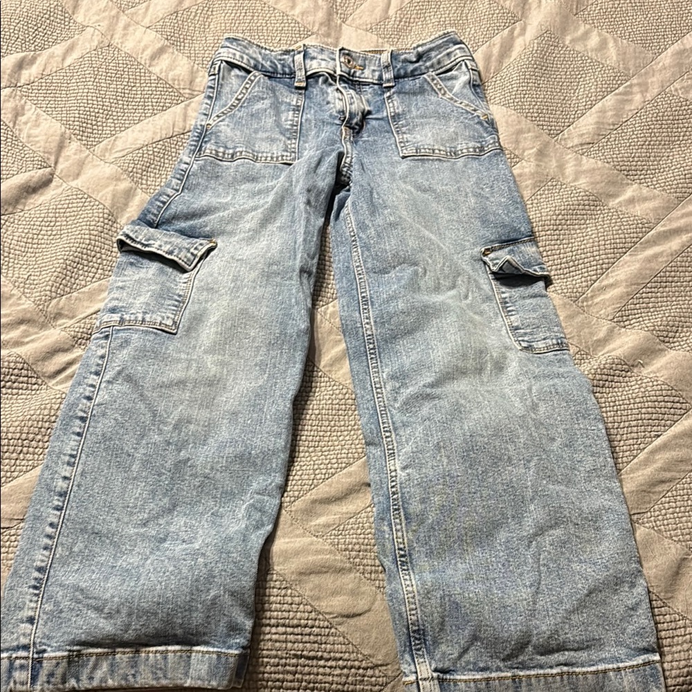 Abercrombie kids, Casual Blue Cargo Jeans
